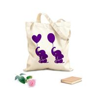 AILOONG Bolsa de lona Globos de aire de elefante bebé de dibujos animados Tela de 340g/m² de grosor Sustituye a la mochila escolar