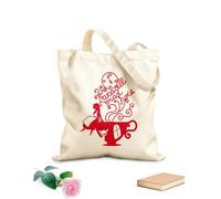 AILOONG Bolsa de lona Ilustración del País de las Maravillas de Alicia y el Gato de Cheshire Tela de 340g/m² de grosor Sustituye a la mochila escolar
