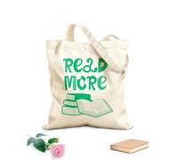 AILOONG Bolsa de lona Leer más Libros Biblioteca Escolar Rincón de Lectura Tela de 340g/m² de grosor Sustituye a la mochila escolar