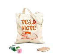 AILOONG Bolsa de lona Leer más Libros Biblioteca Escolar Rincón de Lectura Tela de 340g/m² de grosor Sustituye a la mochila escolar