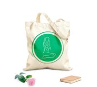 AILOONG Bolsa de lona Masaje corporal Circle Enso Girl appeal Tela de 340g/m² de grosor Sustituye a la mochila escolar