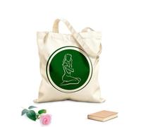 AILOONG Bolsa de lona Masaje corporal Circle Enso Girl appeal Tela de 340g/m² de grosor Sustituye a la mochila escolar