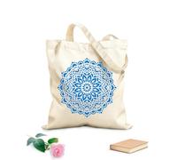 AILOONG Bolsa de lona Meditación del hinduismo con mandalas Tela de 340g/m² de grosor Sustituye a la mochila escolar