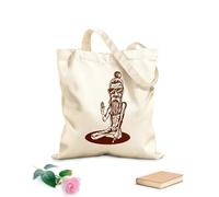 AILOONG Bolsa de lona Monje budista yoga gafas de sol hipster Tela de 340g/m² de grosor Sustituye a la mochila escolar