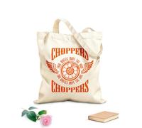 AILOONG Bolsa de lona Motocicleta Fuego Bicicleta Chopper Motociclista Alas Rueda Tela de 340g/m² de grosor Bolsa para dibujar