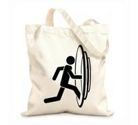 AILOONG Bolsa de lona Mundo de fantasía Mundos paralelos Portal de entrada del movimiento Tela de 12 oz de grosor Sustituye a la mochila escolar 25x30cm Pequeño