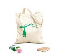 AILOONG Bolsa de lona Murciélago de Halloween para niños en la rama de un árbol, aterrador Tela de 340g/m² de grosor Bolsa para dibujar