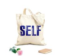 AILOONG Bolsa de lona para vino Citas inspiradoras del gimnasio de amor propio, garaje motivacional Tela de 340g/m² de grosor Combina con la ropa