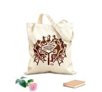 AILOONG Bolsa de lona para vino de gente jugando al ajedrez Tela de 340g/m² de grosor Combina con la ropa