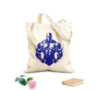 AILOONG Bolsa de lona para vino Estética, ascenso, fitness, músculo, magia, culturista, precisión Tela de 340g/m² de grosor Combina con la ropa