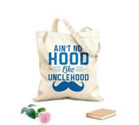 AILOONG Bolsa de lona para vino No hay mejor barrio que el Día del Padre, cuando era tío. Tela de 340g/m² de grosor Combina con la ropa