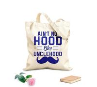 AILOONG Bolsa de lona para vino No hay mejor barrio que el Día del Padre, cuando era tío. Tela de 340g/m² de grosor Combina con la ropa