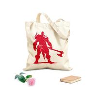 AILOONG Bolsa de lona para vino Orco de silueta, raza mítica del juego con solo un gran garrote. Tela de 340g/m² de grosor Combina con la ropa