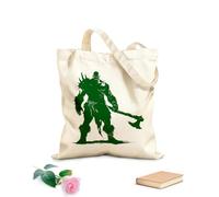 AILOONG Bolsa de lona para vino Orco de silueta, raza mítica del juego con solo un gran garrote. Tela de 340g/m² de grosor Combina con la ropa