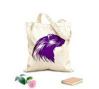 AILOONG Bolsa de lona para vino silueta angelical de cabeza de rata almizclera Tela de 340g/m² de grosor Combina con la ropa