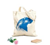 AILOONG Bolsa de lona para vino silueta angelical de cabeza de rata almizclera Tela de 340g/m² de grosor Combina con la ropa
