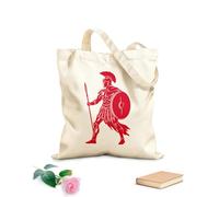 AILOONG Bolsa de lona para vino Silueta de guerrero griego antiguo solamente Tela de 340g/m² de grosor Combina con la ropa