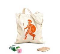 AILOONG Bolsa de lona para vino Silueta de guerrero griego antiguo solamente Tela de 340g/m² de grosor Combina con la ropa