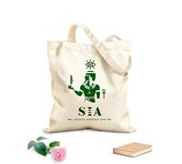 AILOONG Bolsa de lona para vino Silueta del dios egipcio antiguo Sia, logotipo del dios de Oriente Medio Tela de 340g/m² de grosor Combina con la ropa