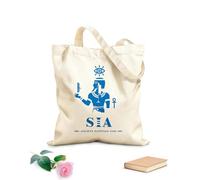 AILOONG Bolsa de lona para vino Silueta del dios egipcio antiguo Sia, logotipo del dios de Oriente Medio Tela de 340g/m² de grosor Combina con la ropa