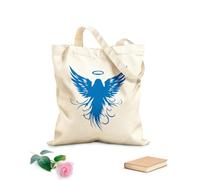 AILOONG Bolsa de lona para vino siluetas de figuras de ángeles Tela de 340g/m² de grosor Combina con la ropa