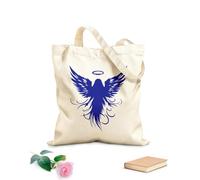 AILOONG Bolsa de lona para vino siluetas de figuras de ángeles Tela de 340g/m² de grosor Combina con la ropa