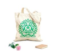 AILOONG Bolsa de lona para vino símbolo de kundalini yoga Tela de 340g/m² de grosor Combina con la ropa