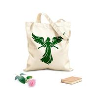 AILOONG Bolsa de lona para vino un ángel con las alas completamente abiertas Tela de 340g/m² de grosor Combina con la ropa