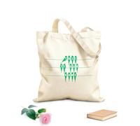 AILOONG Bolsa de lona Patrón Pájaros Palabras Este es nuestro hogar Bienvenido Tela de 340g/m² de grosor Bolsa para dibujar