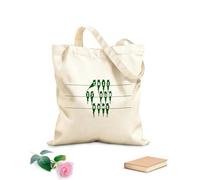 AILOONG Bolsa de lona Patrón Pájaros Palabras Este es nuestro hogar Bienvenido Tela de 340g/m² de grosor Bolsa para dibujar