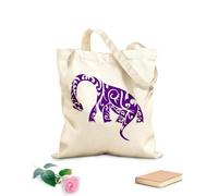 AILOONG Bolsa de lona Patrones de dinosaurios, reptiles, animales y monstruos Tela de 340g/m² de grosor Bolsa para dibujar
