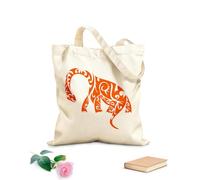 AILOONG Bolsa de lona Patrones de dinosaurios, reptiles, animales y monstruos Tela de 340g/m² de grosor Bolsa para dibujar