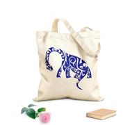 AILOONG Bolsa de lona Patrones de dinosaurios, reptiles, animales y monstruos Tela de 340g/m² de grosor Bolsa para dibujar