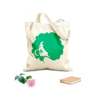 AILOONG Bolsa de lona Peluquería de belleza para chicas africanas, peinado de dama afro Tela de 340g/m² de grosor Bolsa para dibujar