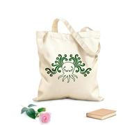 AILOONG Bolsa de lona Pulpo malo, animal marino del océano Tela de 340g/m² de grosor Bolsa para dibujar