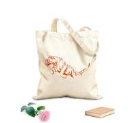 AILOONG Bolsa de lona Resumen Tigre Animal Depredador Gran Felino Tela de 340g/m² de grosor Bolsa para dibujar