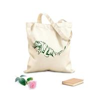AILOONG Bolsa de lona Resumen Tigre Animal Depredador Gran Felino Tela de 340g/m² de grosor Bolsa para dibujar