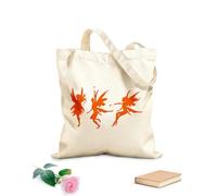 AILOONG Bolsa de lona Sala de juegos infantil de fantasía de cuento de hadas Tela de 340g/m² de grosor Sustituye a la mochila escolar