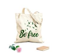 AILOONG Bolsa de lona Sé libre, pájaros, libertad, vuelo Tela de 340g/m² de grosor Bolsa para dibujar