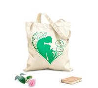 AILOONG Bolsa de lona sin blanquear Amor Romance Pareja Corazón Tela de 340g/m² de grosor Se usa como bolsa de herramientas