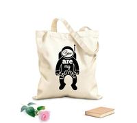 AILOONG Bolsa de lona sin blanquear Citas divertidas del astronauta: tu universo es mi hogar Tela de 12 oz de grosor Se usa como bolsa de herramientas 25x30cm Pequeño