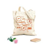 AILOONG Bolsa de lona sin blanquear Es mi ADN Triatlón Correr Natación Ciclismo Deporte Tela de 340g/m² de grosor Se usa como bolsa de herramientas