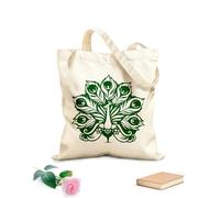 AILOONG Bolsa de lona sin blanquear Estilo Pavo Real Pavo Real Aves Animales Tela de 340g/m² de grosor Se usa como bolsa de herramientas