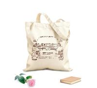 AILOONG Bolsa de lona sin blanquear Ingeniero de chips de automóviles, inteligencia, ciencia Tela de 340g/m² de grosor Se usa como bolsa de herramientas