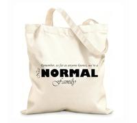 AILOONG Bolsa de lona sin blanquear Palabras de sabiduría Frase Letras Familia Tela de 12 oz de grosor Se usa como bolsa de herramientas 31x36cm Mediano