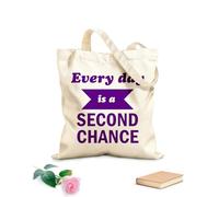 AILOONG Bolsa de lona sin blanquear Palabras de sabiduría que inspiran y motivan la oficina. Señal de oportunidad. Tela de 340g/m² de grosor Se usa como bolsa de herramientas