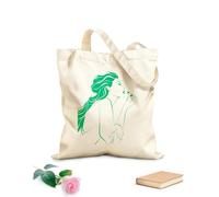 AILOONG Bolsa de lona sin blanquear Salón de belleza cosmético Maquillaje Estilista Chica Tela de 340g/m² de grosor Se usa como bolsa de herramientas