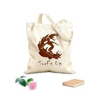 AILOONG Bolsa de lona sin blanquear Surf Surf's Up Cita Surfista Tabla de surf Tela de 340g/m² de grosor Se usa como bolsa de herramientas