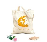 AILOONG Bolsa de lona sin blanquear Surf Surf's Up Cita Surfista Tabla de surf Tela de 340g/m² de grosor Se usa como bolsa de herramientas