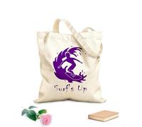 AILOONG Bolsa de lona sin blanquear Surf Surf's Up Cita Surfista Tabla de surf Tela de 340g/m² de grosor Se usa como bolsa de herramientas